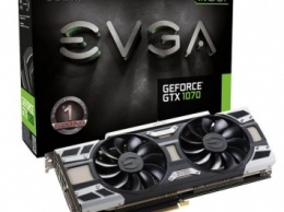 EVGA представила 3 видеокарты GeForce GTX 1070 линейки ACX 3.0