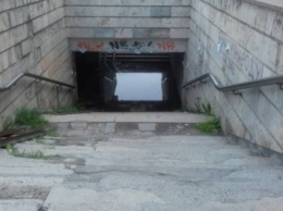 Подземный переход затопило во Львове