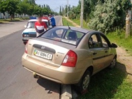 В Запорожской области пьяный экс-милиционер попал в аварию (ФОТО)