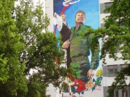 В Донецке создали граффити патриотического содержания (ФОТО)