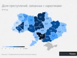 Николаевщина на криминальной карте Украины: по наркотикам на первом месте