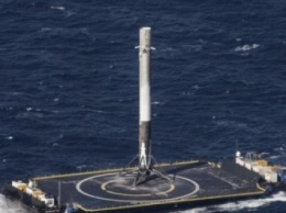 Жесткое приземление ракеты Falcon 9 (ВИДЕО)