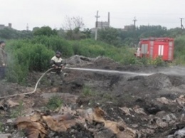 Под Львовом ликвидировали пожар на второй свалке