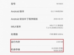 Xiaomi Mi Max выйдет в версии с 2 ГБ ОЗУ - первые данные