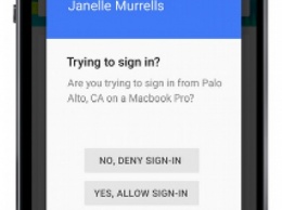 Google позволит пользователям разрешать вход в аккаунт подтверждением с других устройств