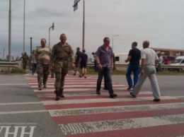 Ветераны АТО перекрыли трассу Киев-Чоп в Житомире