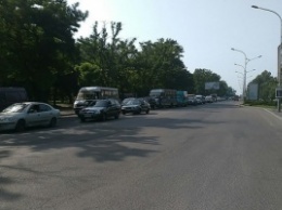 В Николаеве из-за «пробки» на проспекте произошло ДТП