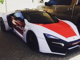 Полиция Абу-Даби получила суперкар Lykan Hypersport