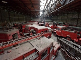 Печальное зрелище: кладбище раритетных пожарных машин