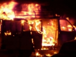 Под Одессой после ДТП загорелся автобус