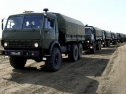 В сектор "Мариуполь" зашло 4 КАМАЗа российских военных