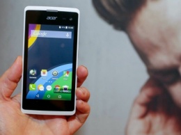 В России стартовали продажи бюджетного смартфона Acer Liquid Z220