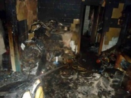 В Лисичанске пожарные ликвидировали возгорание дома