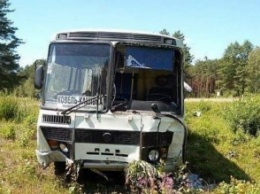 Волынская область: Volkswagen столкнул автобус в кювет