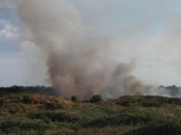 На стихийной свалке в Николаеве снова произошел пожар (ФОТО)