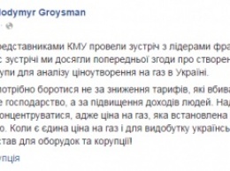 Кабмин и Рада создадут рабочую группу для анализа цен на газ