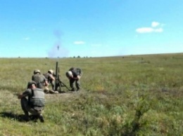 Украинские военнослужащие провели учения в Николаевской области (ФОТО)