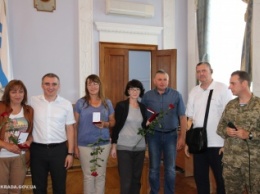 Николаевские участники АТО получили благодарственные письма городского головы