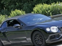 Новую Bentley Continental GTC засняли во время дорожных тестов