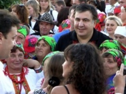 Селфи с русалками: как Саакашвили отмечал Ивана Купала (ФОТО)