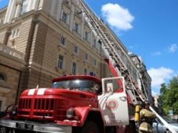 В одесском Оперном театре потушили условный пожар