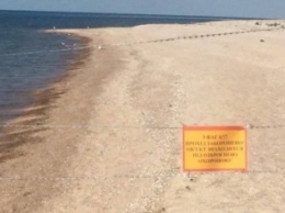 Проход на край Белосарайской косы снова закрыт(Фотофакт)