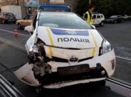 Серия ДТП с патрульными машинами полиции продолжилась и в Одессе
