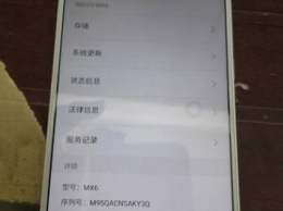 "Живые" фото смартфона Meizu MX6