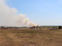 Под Павлоградом взрывали самолет