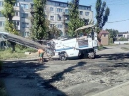 В Доброполье продолжается капитальный ремонт дорог