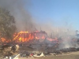 В Крыму сгорели остатки "КаZантипа"