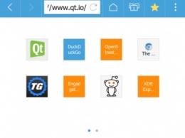 Разработчики Qt представили мобильный web-браузер Qt WebBrowser