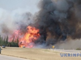 Пожар в зоне АТО тушили под обстрелами