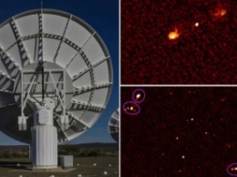Используемый впервые радиотелескоп обнаружил больше тысячи галактик