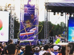 В Уфе во время празднования дня города перепутали местами цвета российского флага