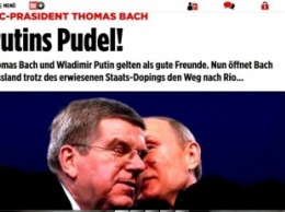 Немецкое издание главу Международного олимпийского комитета «пуделем Путина»