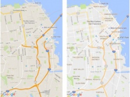 Google обновила дизайн карт Google Maps для iOS, Android и веба