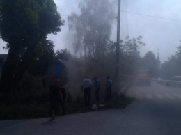 В Киевской области прорвало газовую трубу