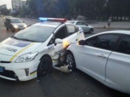 В Киеве снова ДТП с патрульной полицией (ФОТО)