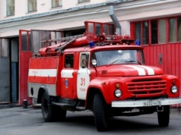 В Подмосковье сгорела дотла казарма воинской части