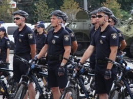 В Харькове вело -"копы" выехали в первый патруль