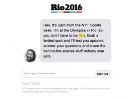 Как медиа освещают Олимпийские игры: интерактивные подкасты, игры и SMS-уведомления