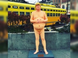 Скульптуры обнаженного Дональда Трампа появились в пяти штатах США