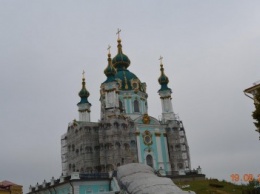 В Киеве завершают реставрацию Андреевской церкви (ФОТО)