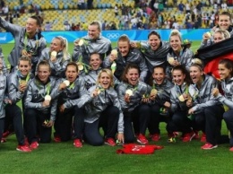 Немецкие футболистки торжествовали на Олимпийских играх в Рио