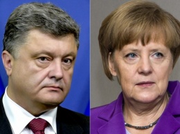 Порошенко и Меркель скоординировали действия перед встречей глав МИДов
