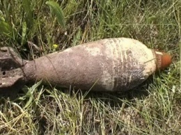 В Чугуеве нашли минометный снаряд