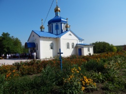 В Кривоозерском районе открыли церковь Успения Божьей Матери