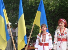 День Государственного флага Украины в Рубежном (фото)