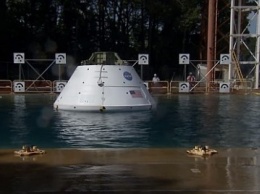 Марсианский корабль «Orion» NASA бросило в воду